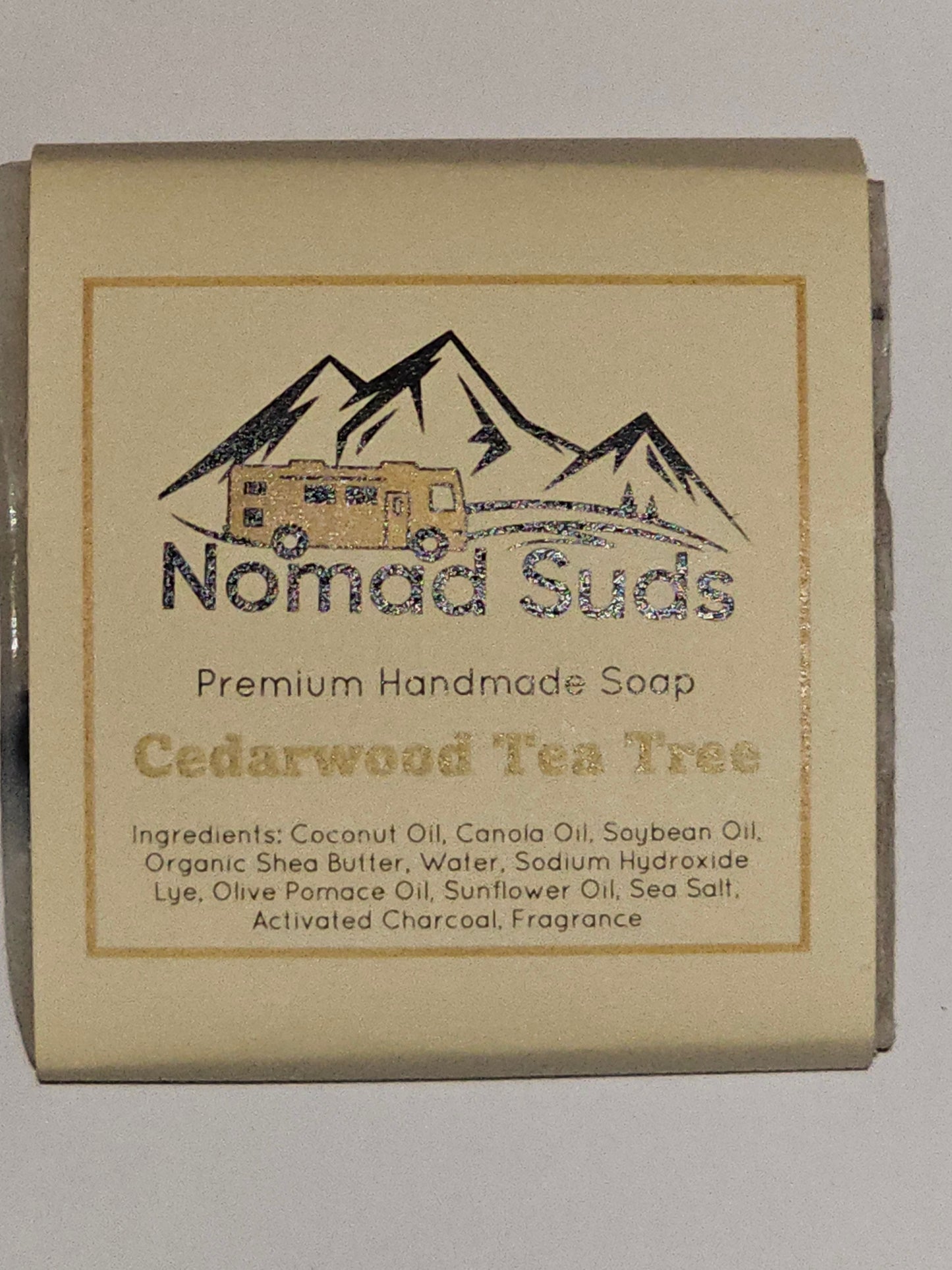 Cedarwood Tea Tree Handmade All Natural 5oz Soap