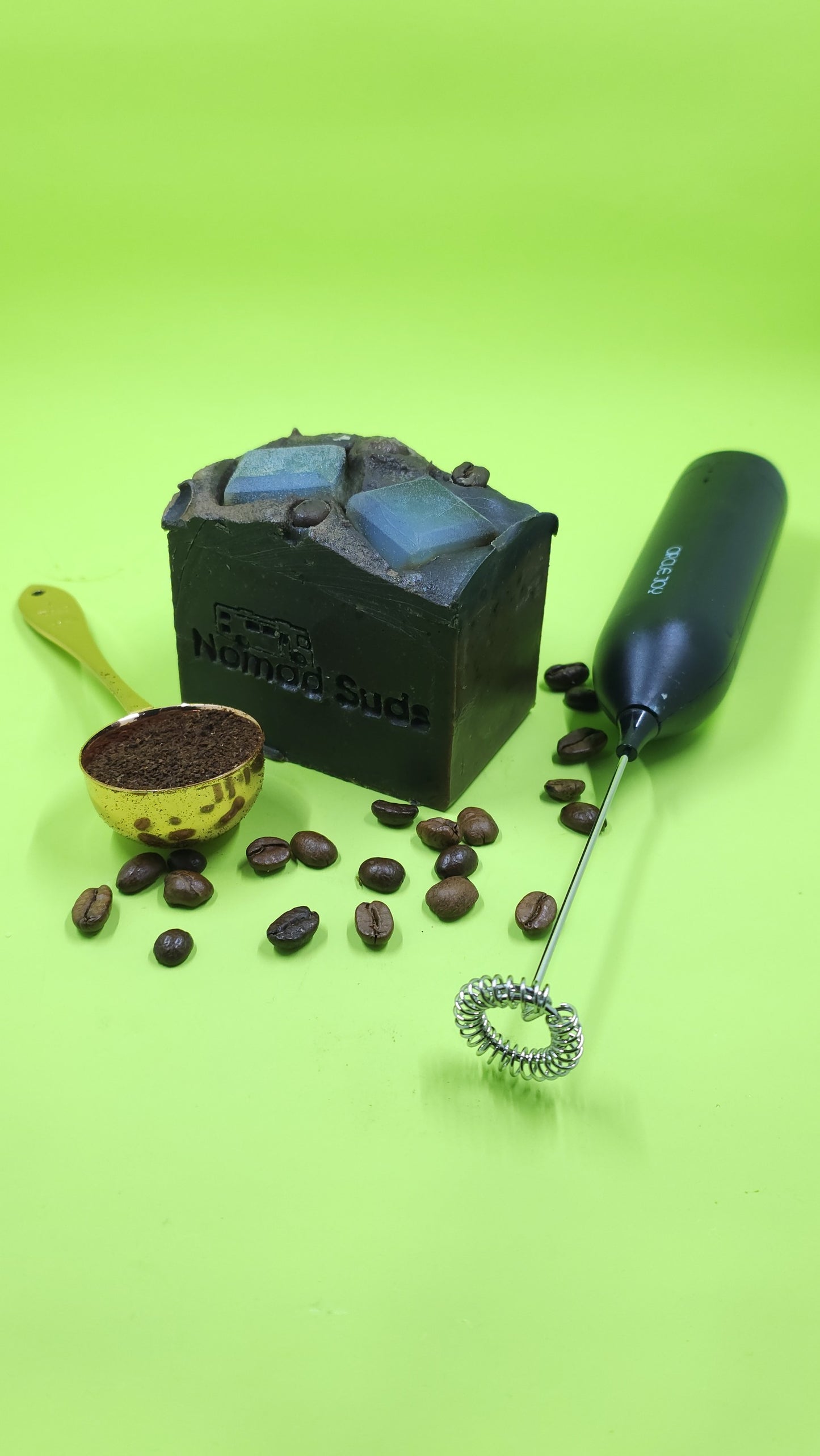 CoffeeZilla Coffee infused soap with Coffee Grounds for exfoliation 7oz