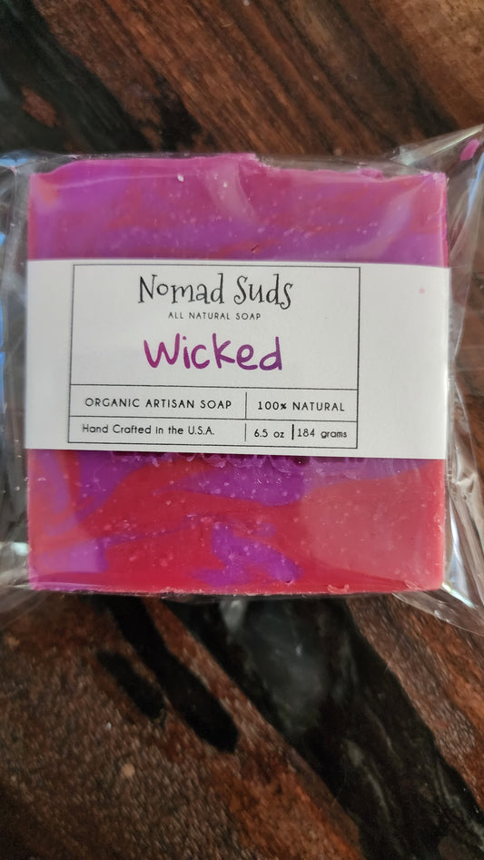 Wicked 6.5 oz HandMade soaps, Soaps for Men, All Natural Soap