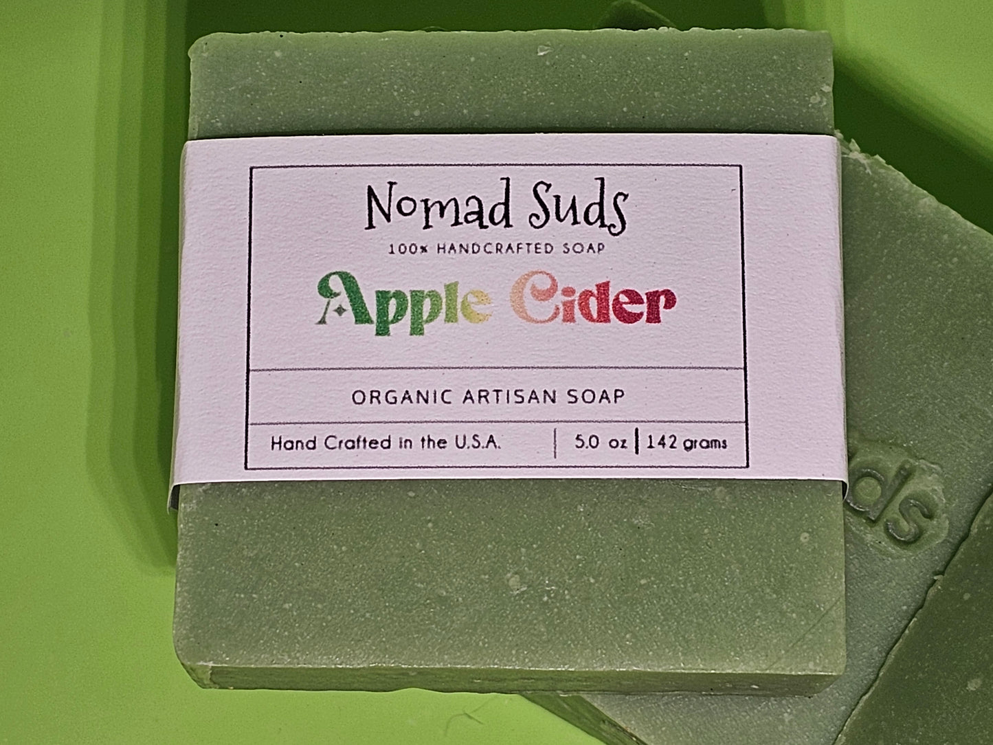 Apple Cider 5oz HandMade soaps, Soaps for Men, All Natural Soap