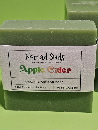 Apple Cider 5oz HandMade soaps, Soaps for Men, All Natural Soap