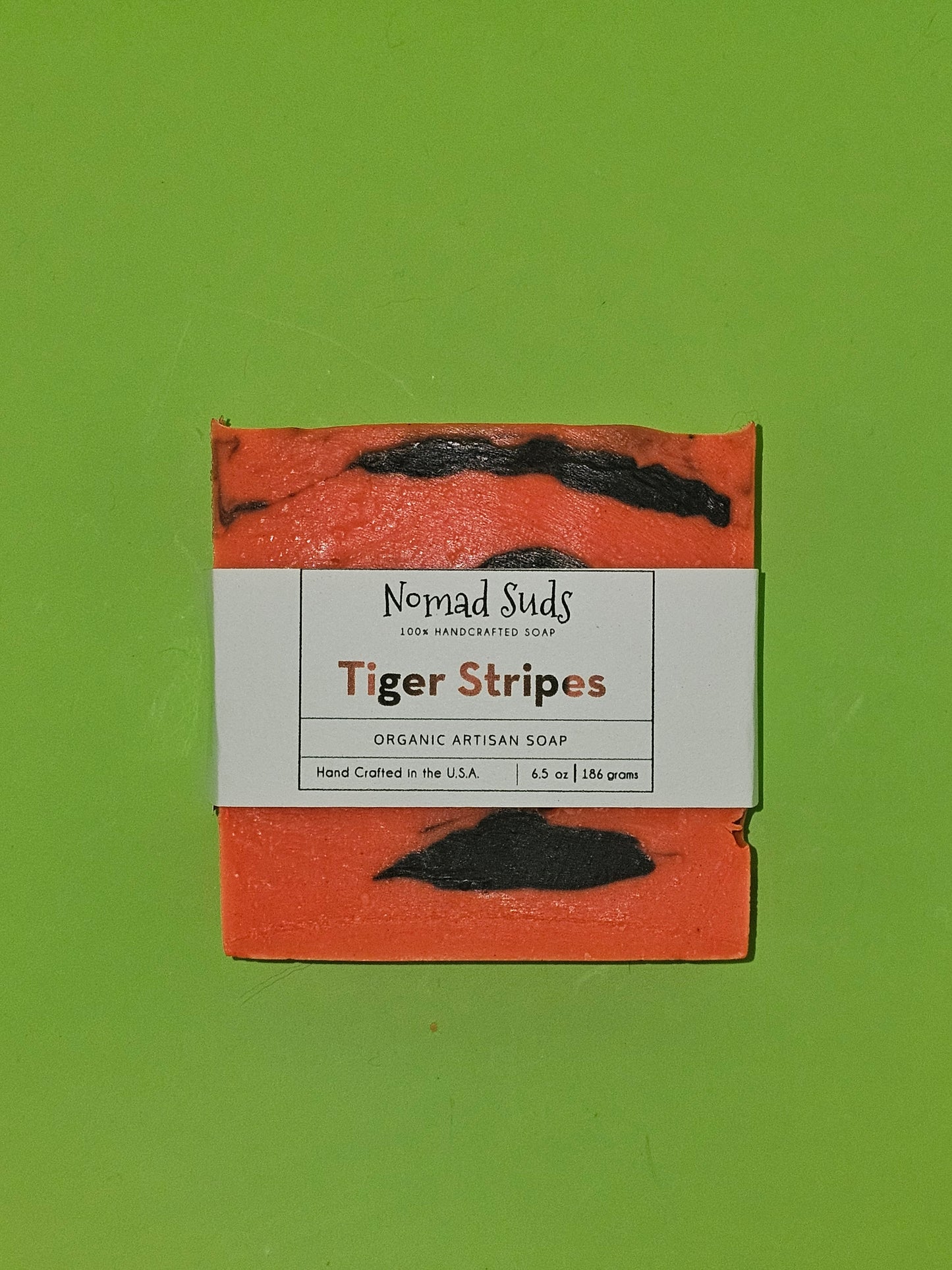 Tiger Stripes 6.5oz HandMade soaps, Soaps for Men, All Natural Soap