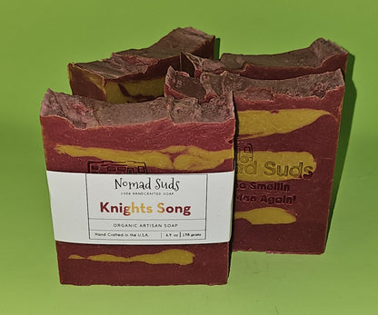 Knights Song 6.7 oz HandMade soaps, Soaps for Men, All Natural Soap