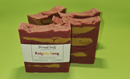 Knights Song 6.7 oz HandMade soaps, Soaps for Men, All Natural Soap