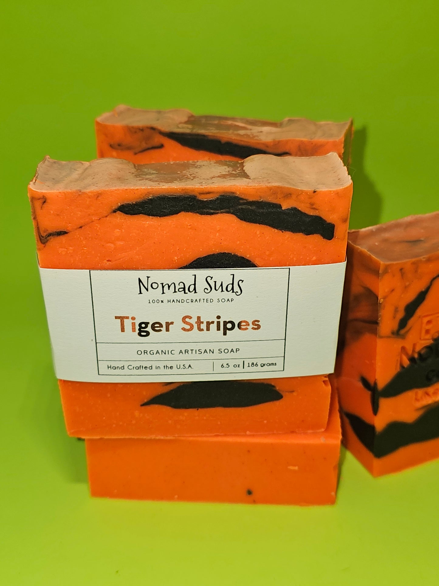 Tiger Stripes 6.5oz HandMade soaps, Soaps for Men, All Natural Soap