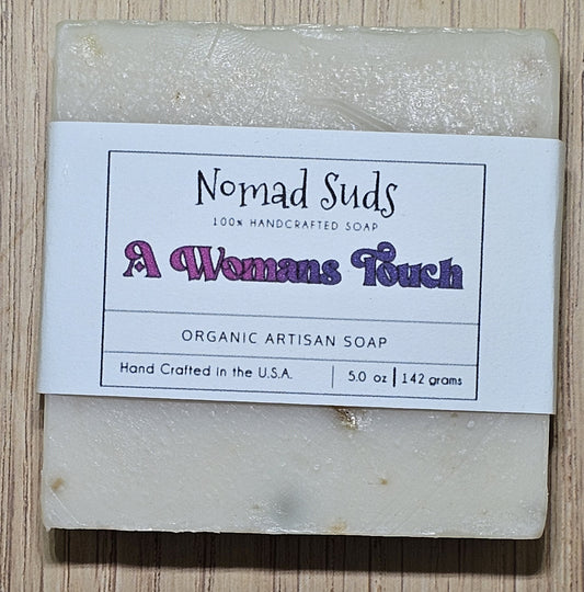 A Woman's Touch 5oz HandMade soaps, All Natural Soap for Women *Unscented*