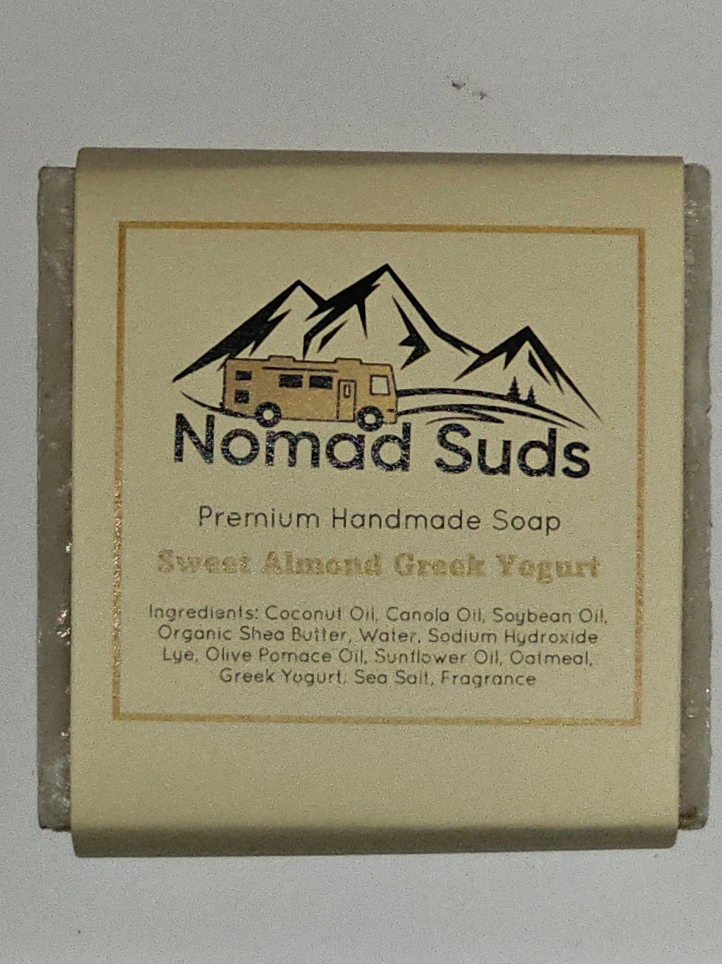 Sweet Almond Greek Yogurt Handmade All Natural 5oz Soap