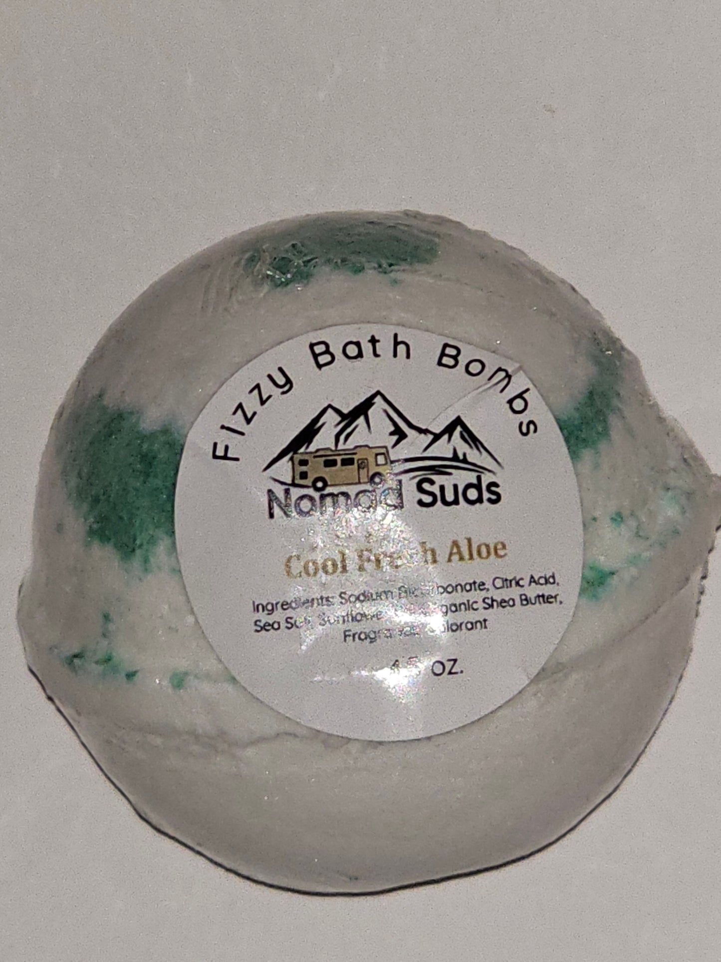 Cool Fresh Aloe Bath Bomb