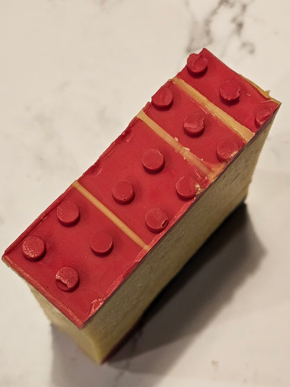 Bricks All Natural Handmade Soap 7.5oz Bar (Each Bar comes with a random Minifig!!!)