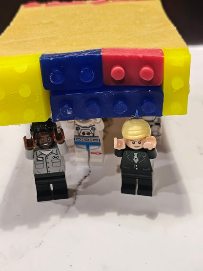 Bricks All Natural Handmade Soap 7.5oz Bar (Each Bar comes with a random Minifig!!!)