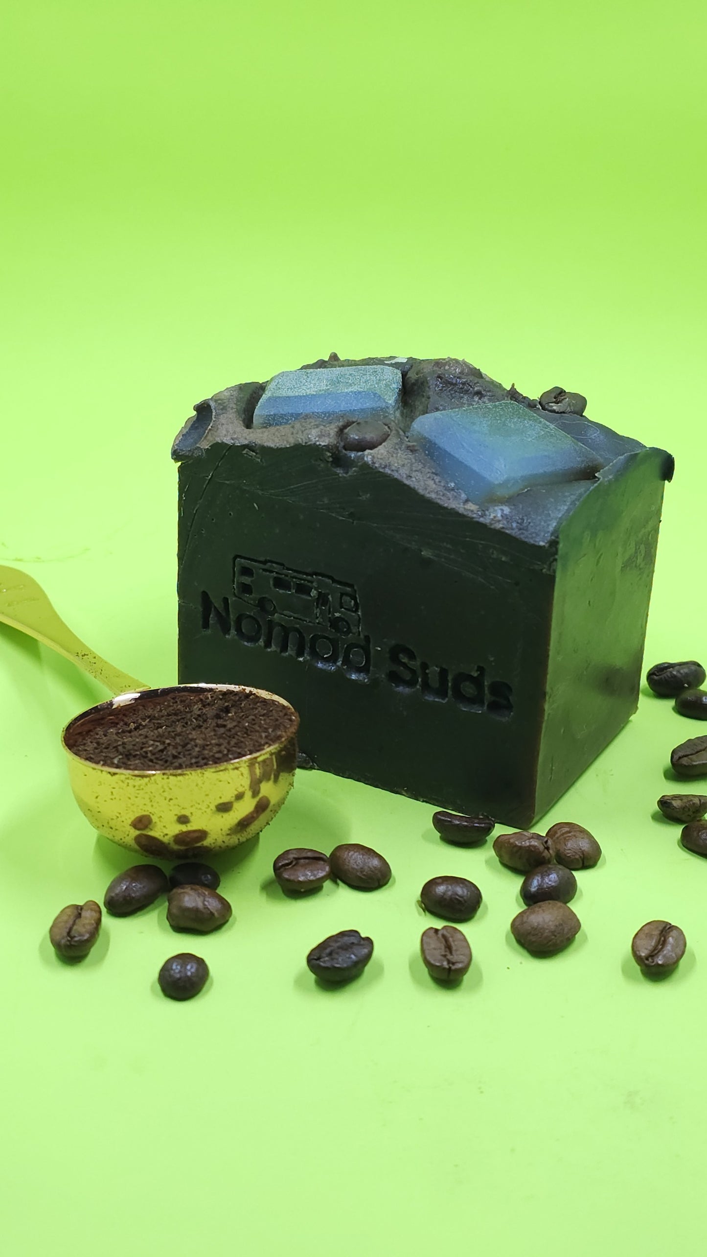 CoffeeZilla Coffee infused soap with Coffee Grounds for exfoliation 7oz