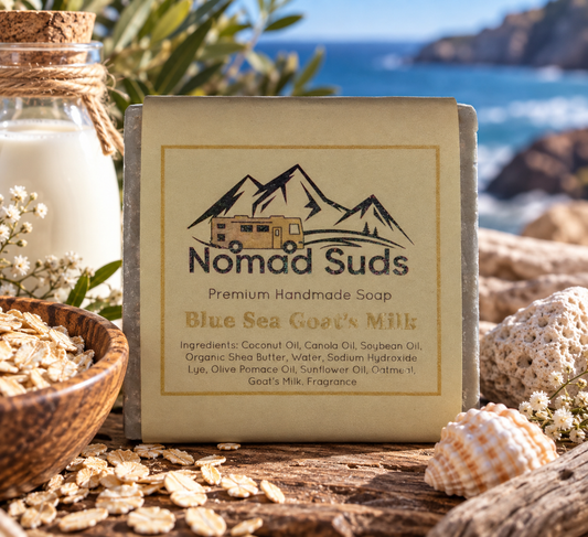 Blue Sea Goat's Milk Handmade All Natural 5oz Soap