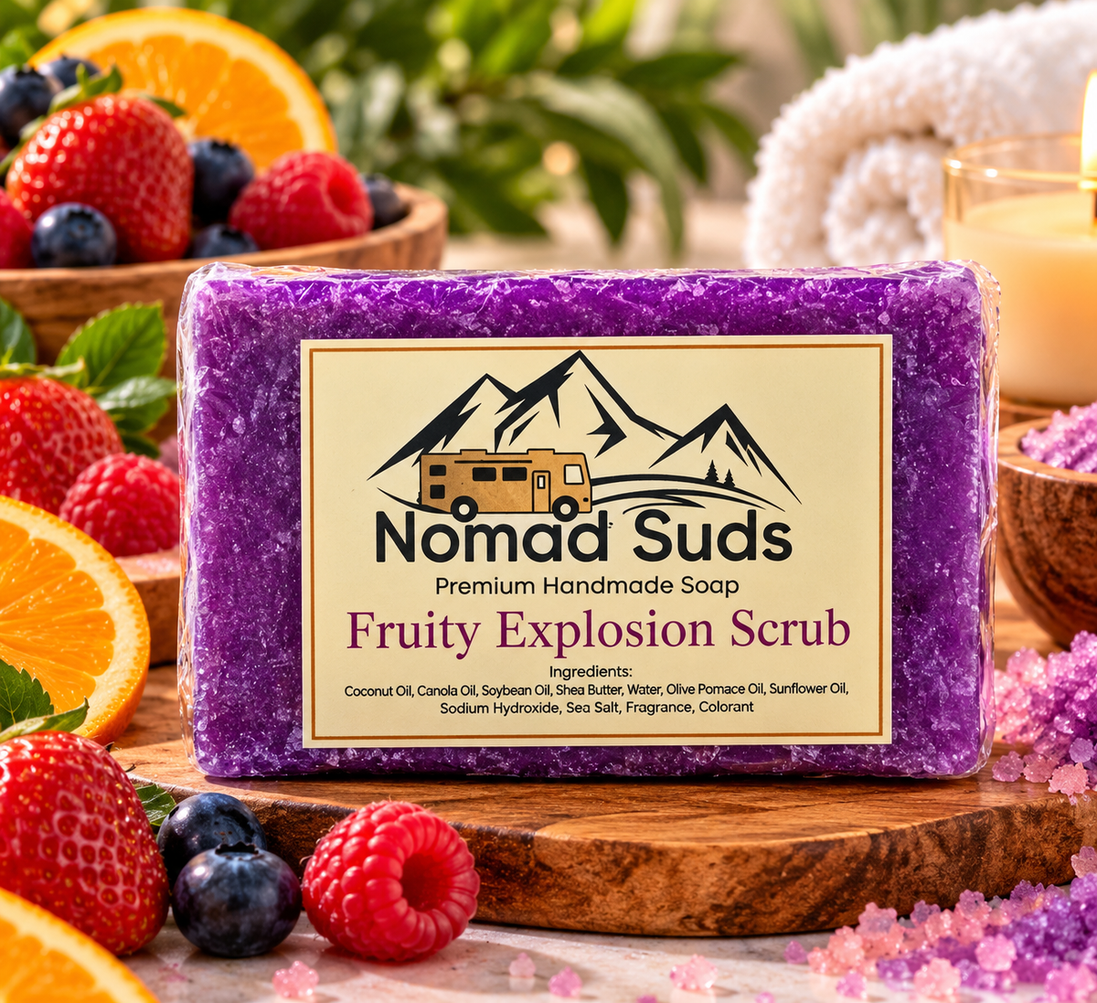 Fruity Explosion Scrub Hand Soap