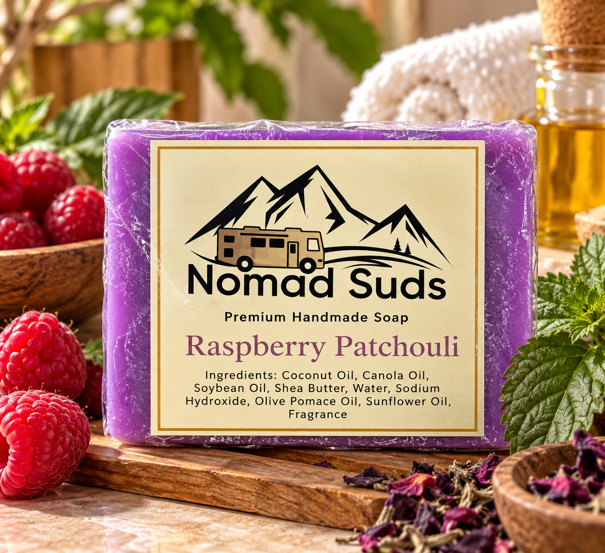 Raspberry Patchouli Hand Soap
