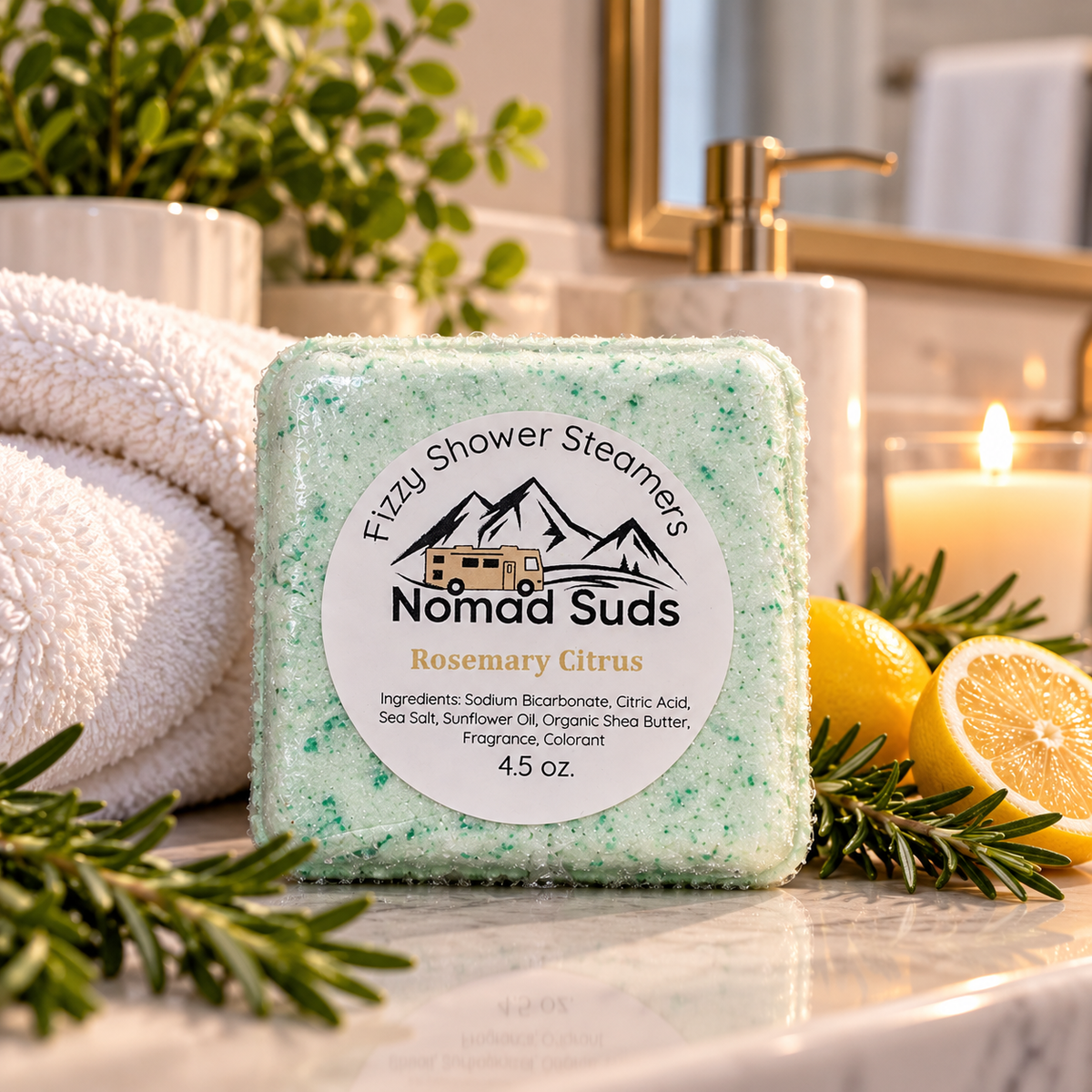 Rosemary Citrus Shower Steamer