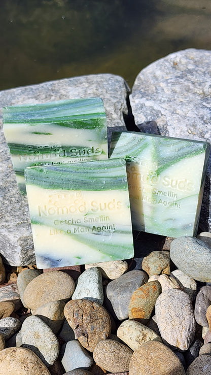 Mt Rainier 5oz HandMade soaps, Soaps for Men, All Natural Soap