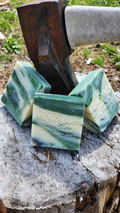 Mt Rainier 5oz HandMade soaps, Soaps for Men, All Natural Soap