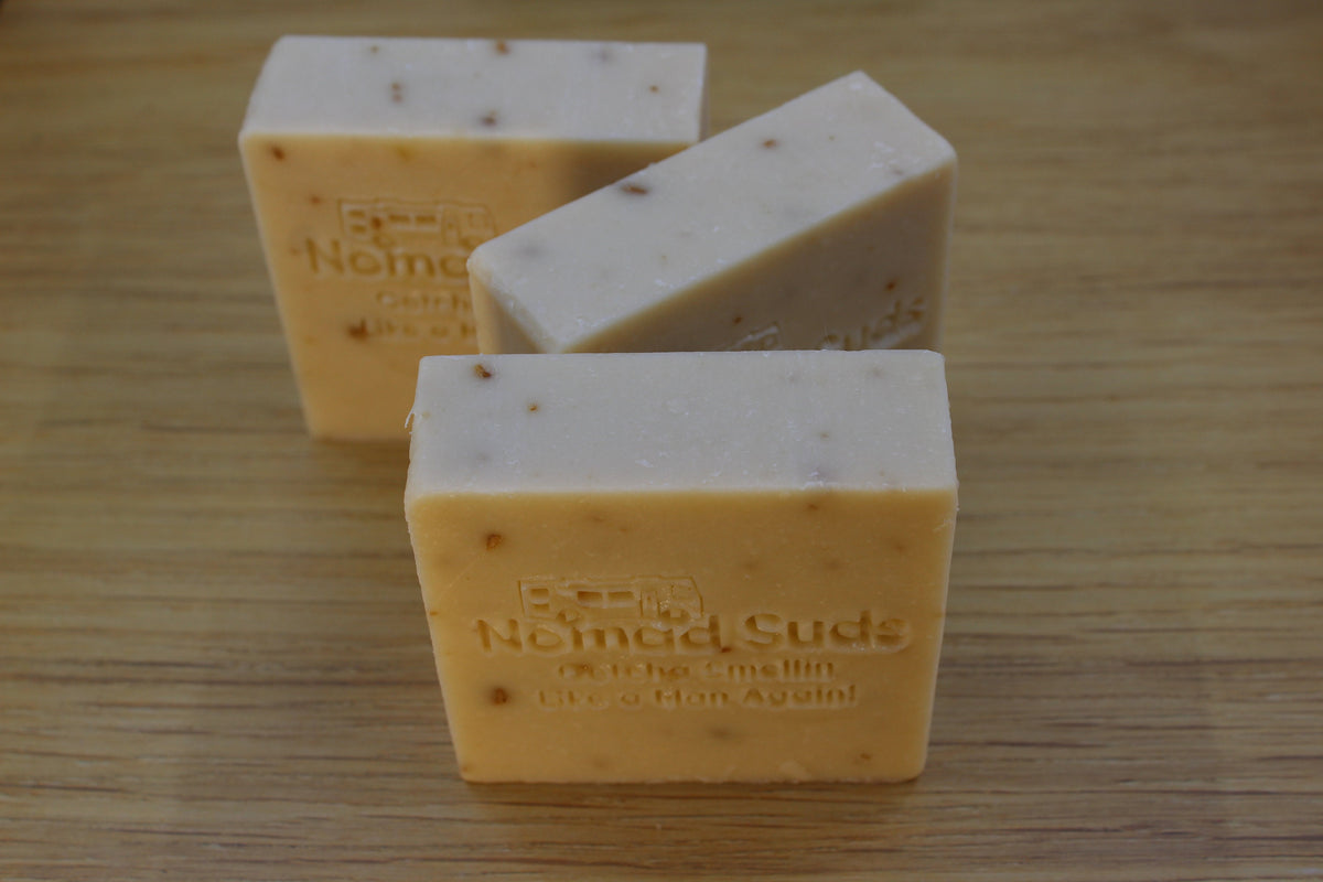 SnickerDoodle (Holiday) 5oz made with Goats Milk, Oatmeal and ground Cinnamon HandMade soaps, Soaps for Men, All Natural Soap